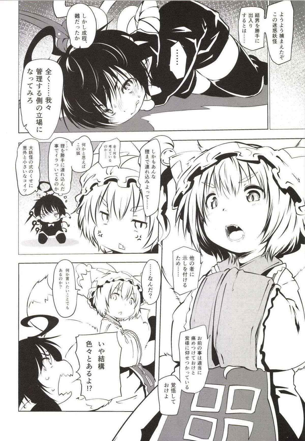 (Reitaisai 11) [Omoshiro Usagi (Koishi Chikasa, Suipaka)] Nue-chan Kikiippatsu - Kyuubi ni Isshou Special (Touhou Project)