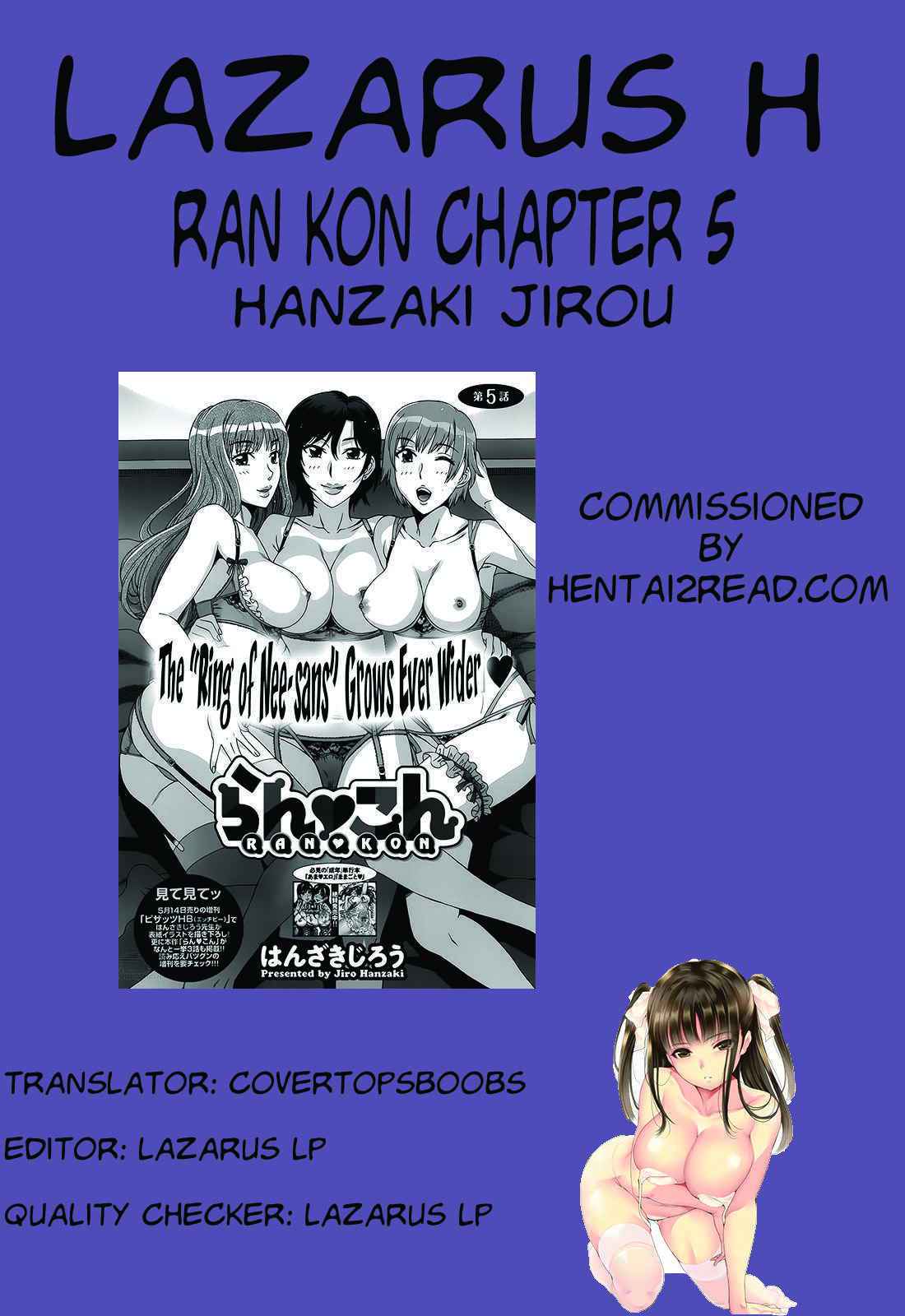 [Hanzaki Jirou] Ran Kon Ch. 1-6 [English] {Lazarus H + hentai2read.com}