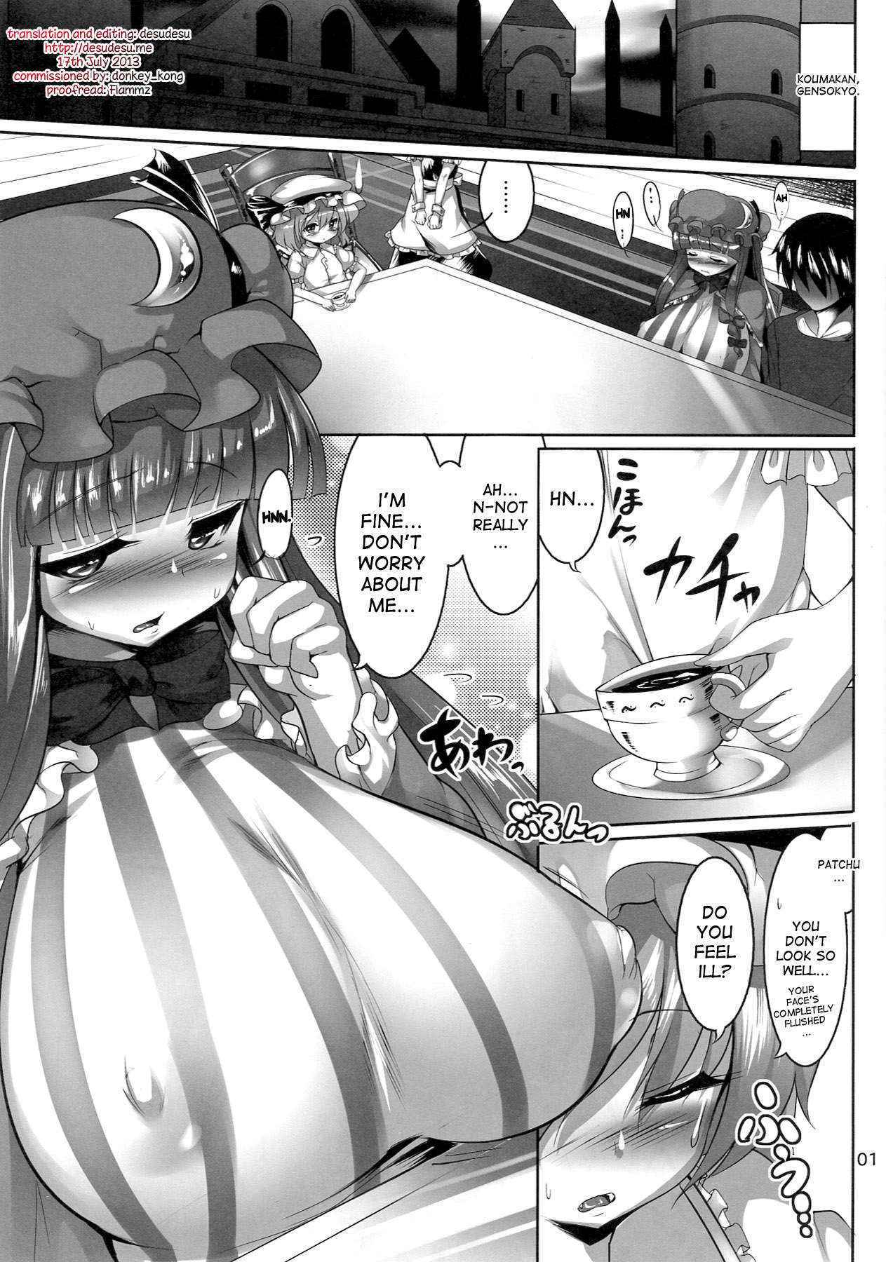 (C81) [Sakurako (ZION)] Patchouli wo Munimuni Suru Hon (Touhou Project) [English] {desudesu}