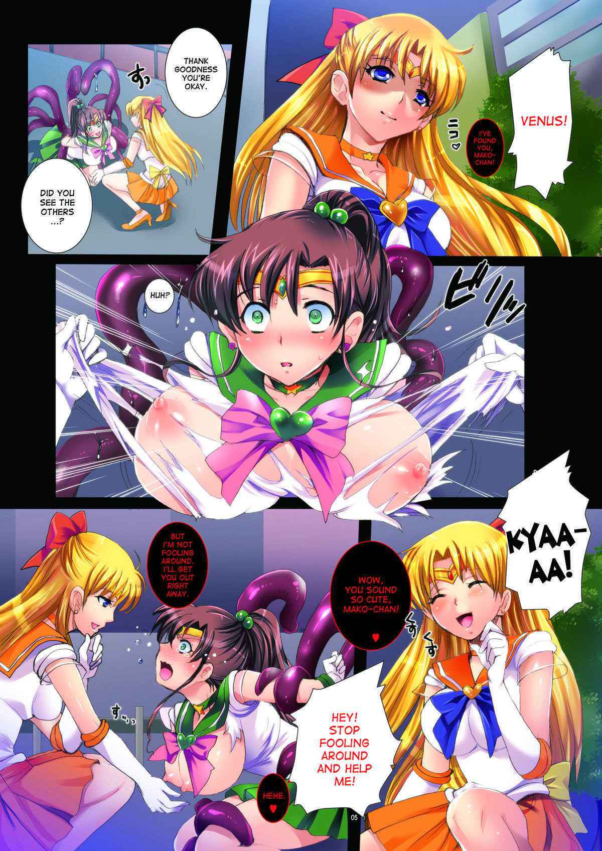 (C82) [Modaetei, abalone Soft (Modaetei Anetarou, Modaetei Imojirou)] Sailor Senshi to Sennou Shokushu | Sailor Scouts and The Brainwashing Tentacle (Sailor Moon) [English] {desudesu}