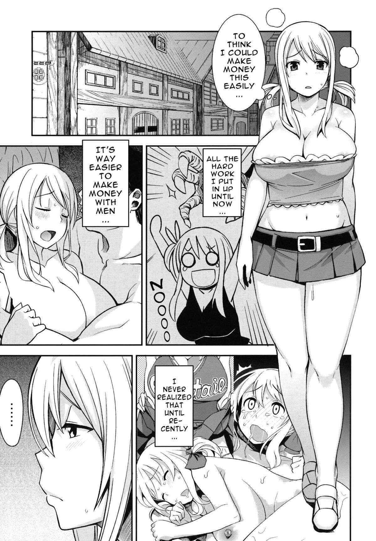 (C84) [Funi Funi Lab (Tamagoro)] Chichikko Bitch 5 (Fairy Tail) [English]  {doujin-moe}