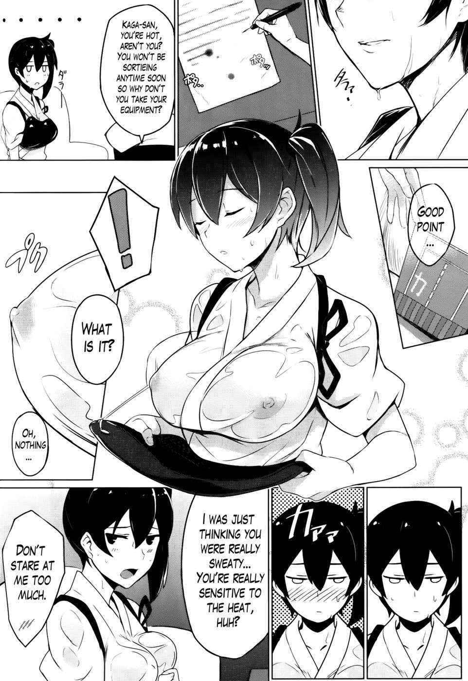 Secretary Ship Kaga's Summer Vacation