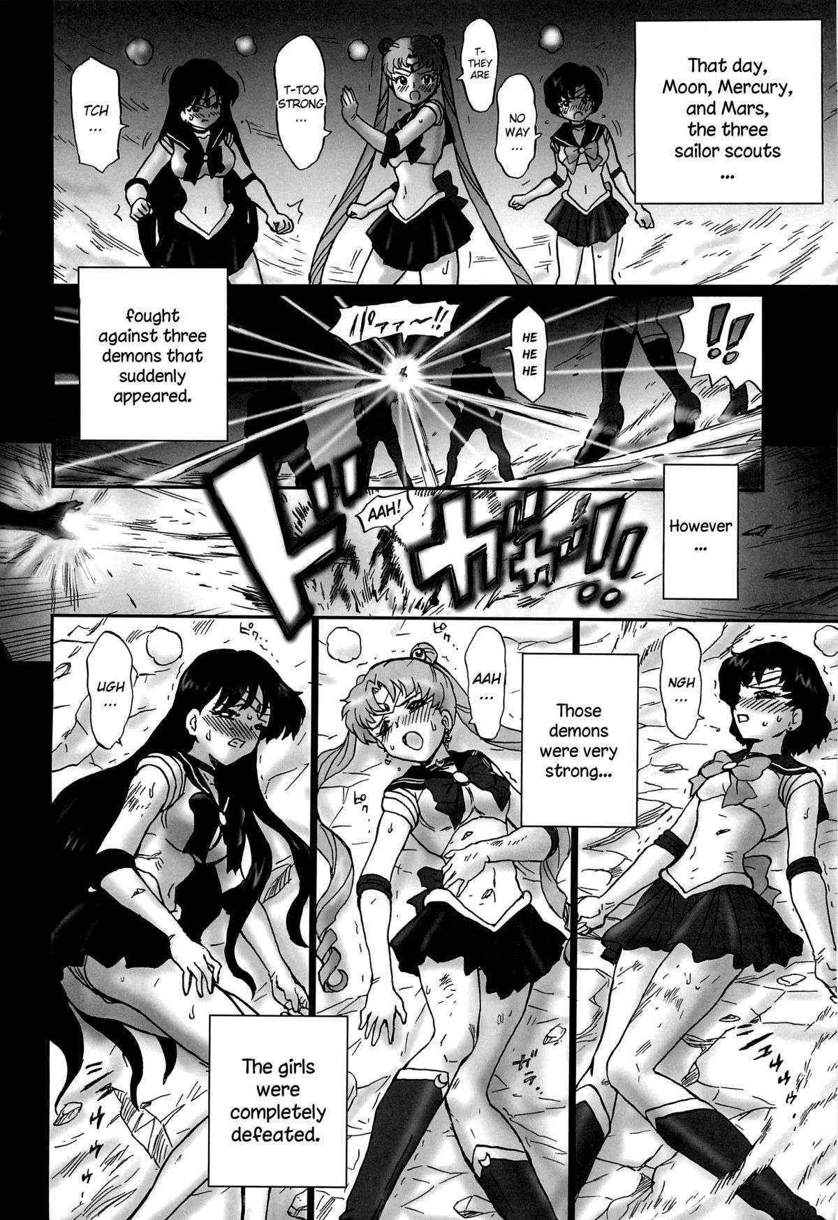 (C82) [Rat Tail (Irie Yamazaki)] Tail-Man Sailormoon 3Girls Book [English]