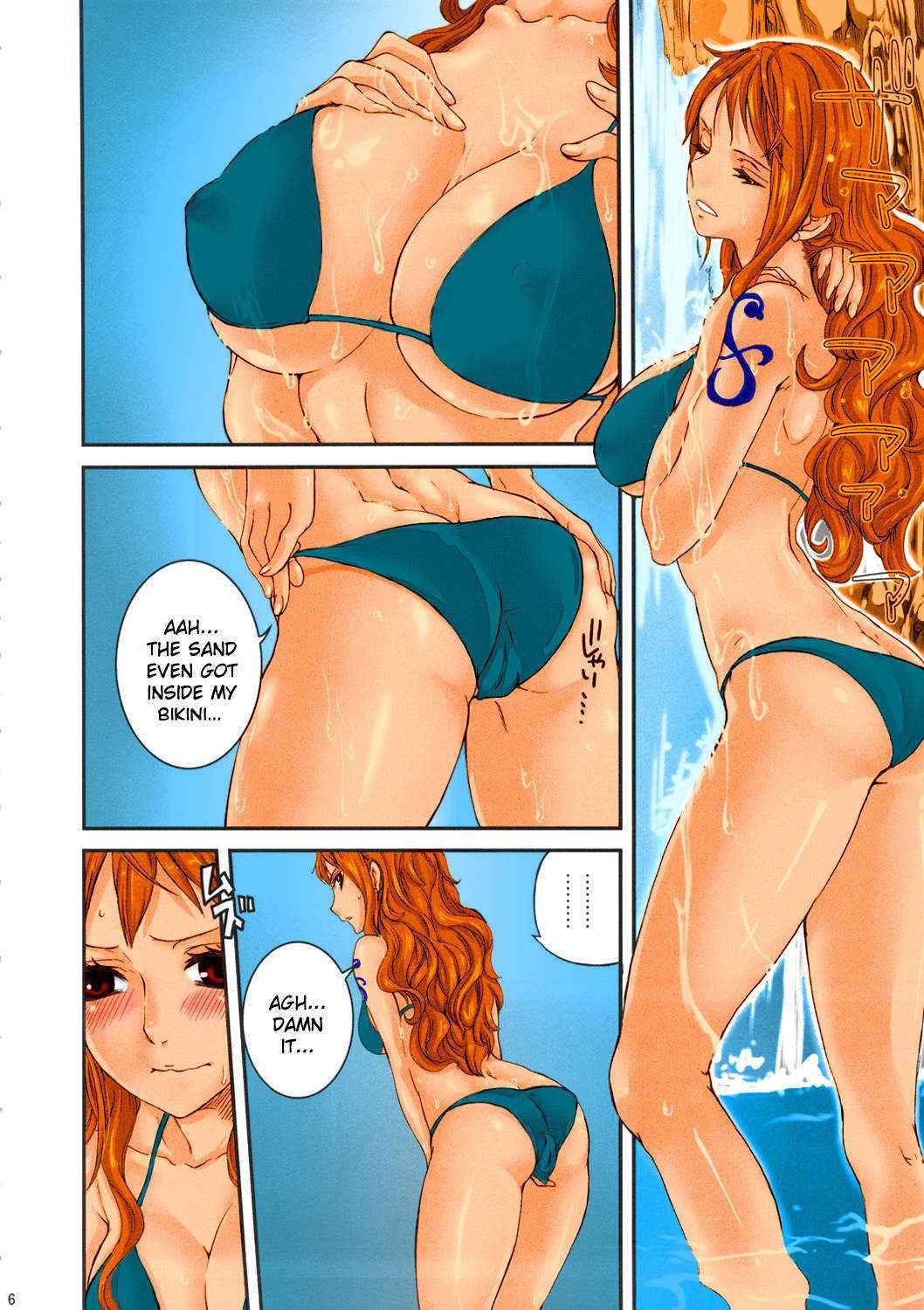 (C82) [Queen Of VANILLA (Tigusa Suzume)] Natsu * Hana | Summer Flower (One Piece) [English] {doujin-moe.us} [Colorized]