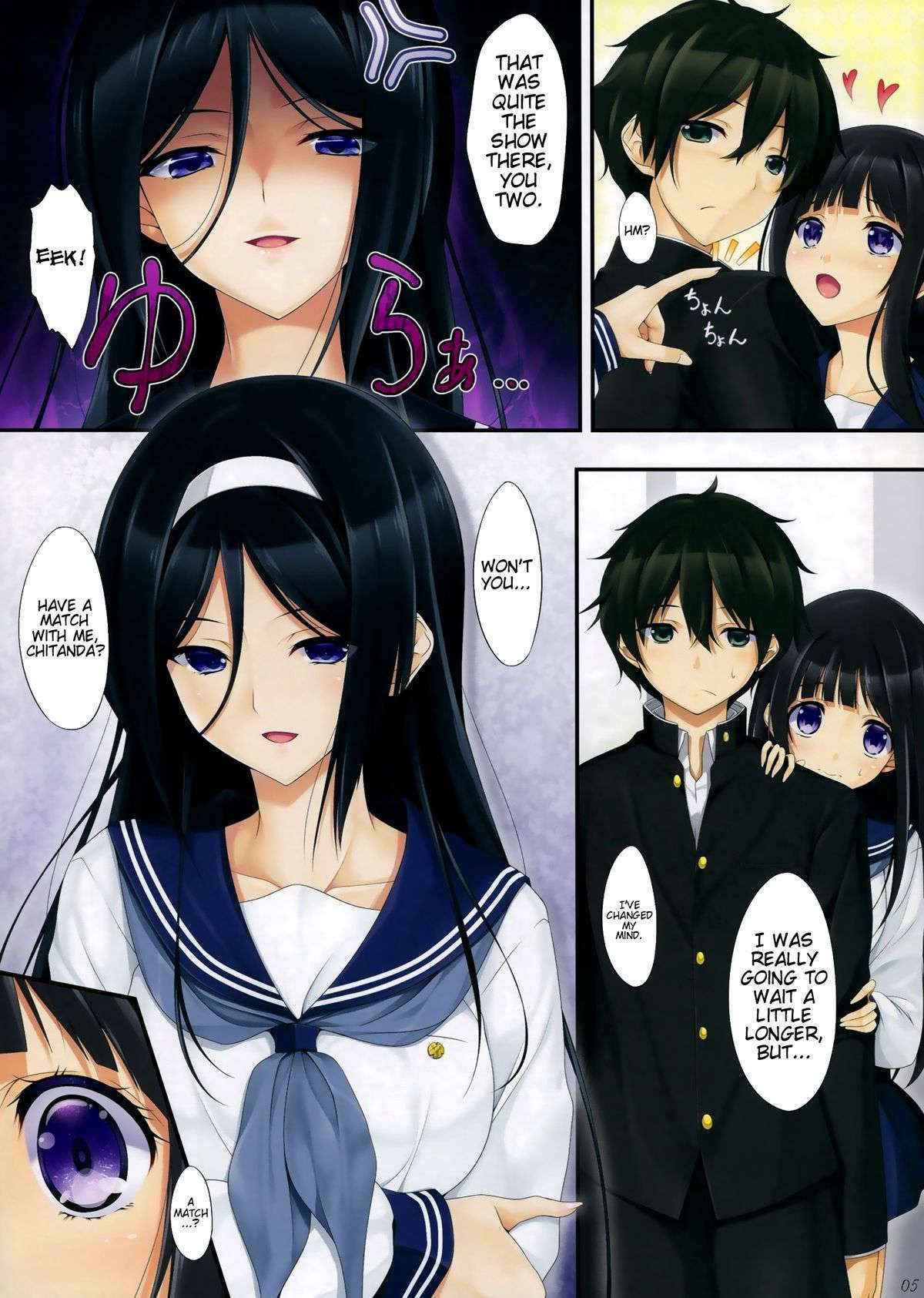 (C83) [In The Sky (Nakano Sora)] Hanairo Anmitsu (Hyouka) [English] =TV + TTT=