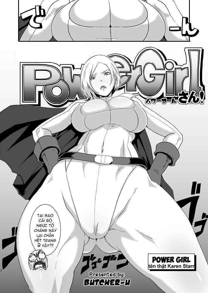 You're In A Tight Spot, Power Girl-san!