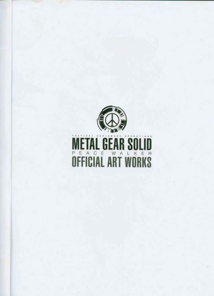 Metal Gear Solid: Peace Walker Official Art Works