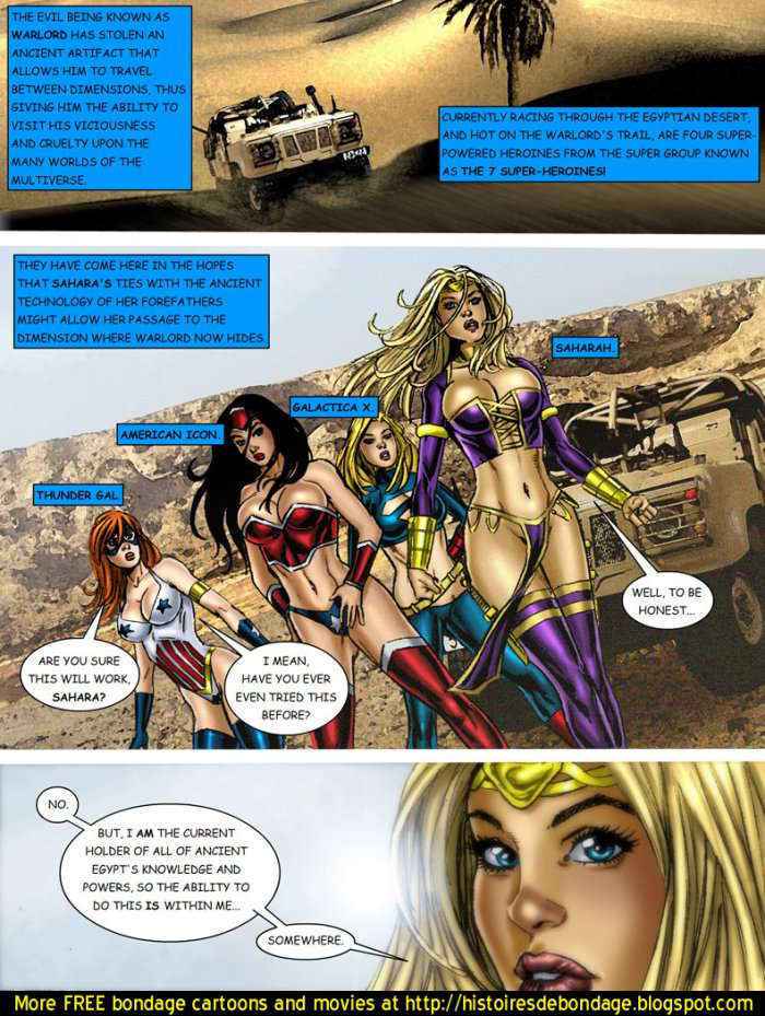 9 Superheroines Vs Warlord  Ch.1