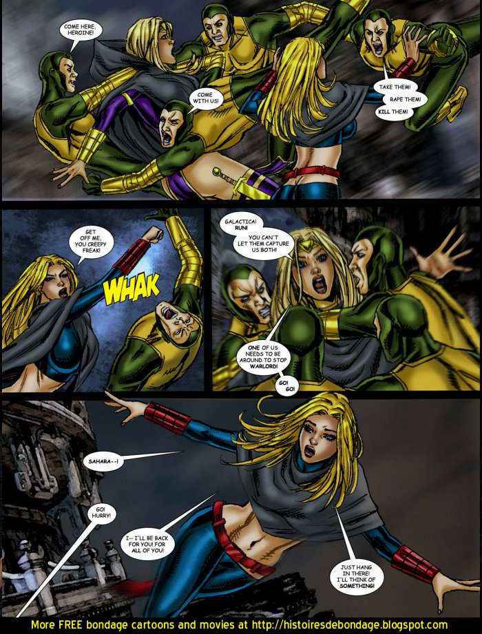 9 Superheroines Vs Warlord Ch.2