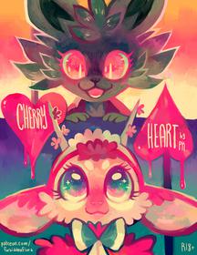 Cherry Heart By Purplekecleon