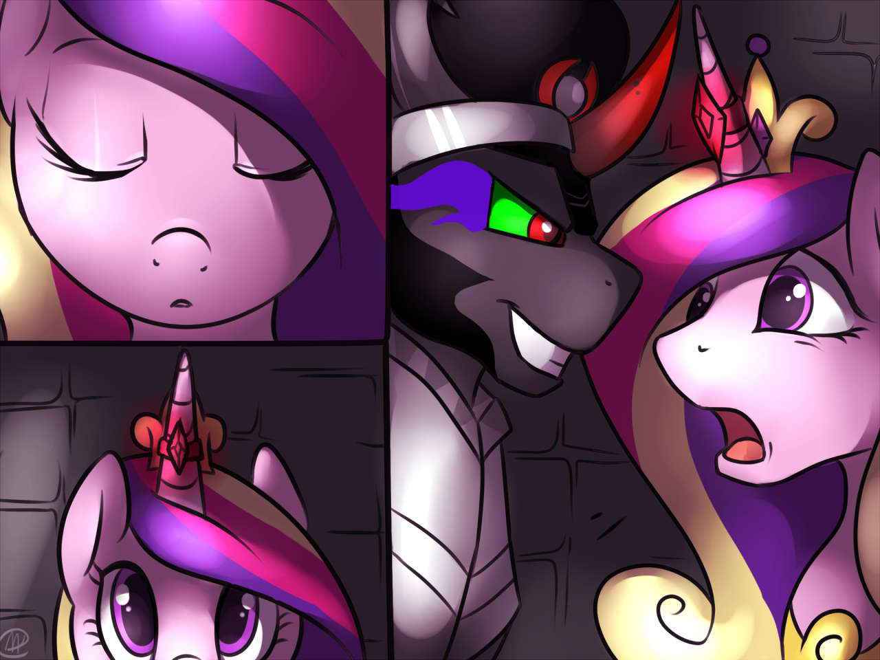 Sombra Rapes Princess Cadance By: Meggchan