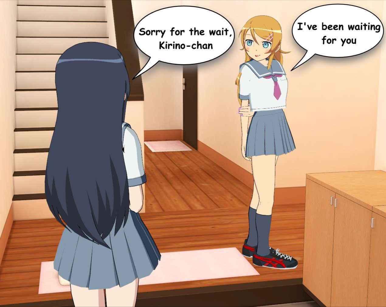 3d Foot Fetish & Bondage “idol In Bondage” Oreimo