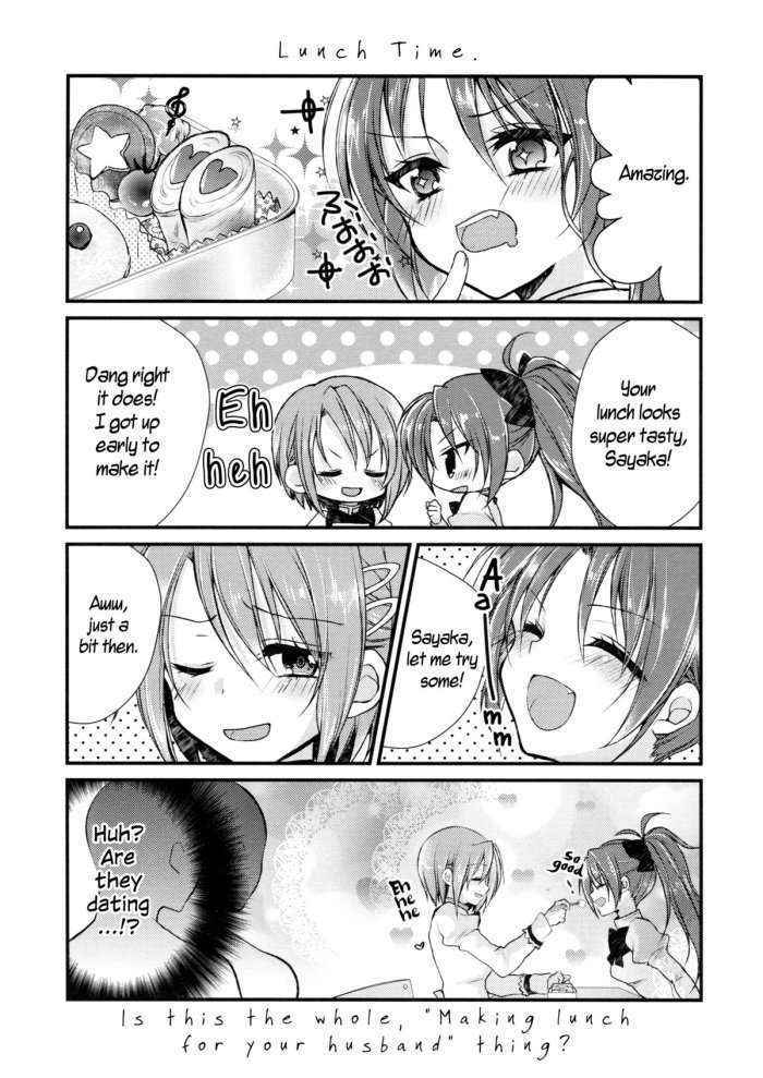 Sakura Kyouko To Miki Sayaka Wa Tsukiatte Masen. | Miki Sayaka And Sakura Kyouko Are Not Dating