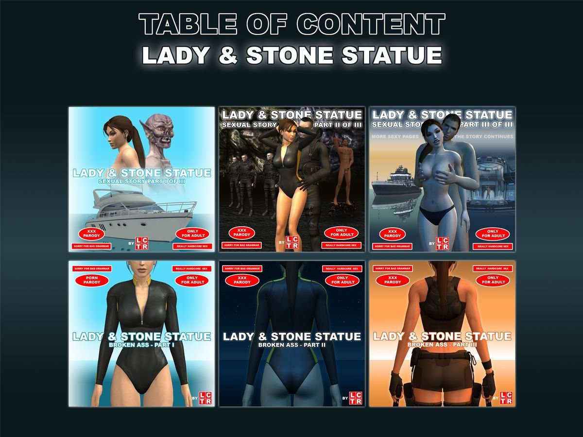 Lady & Stone Statue: Pictures Edition