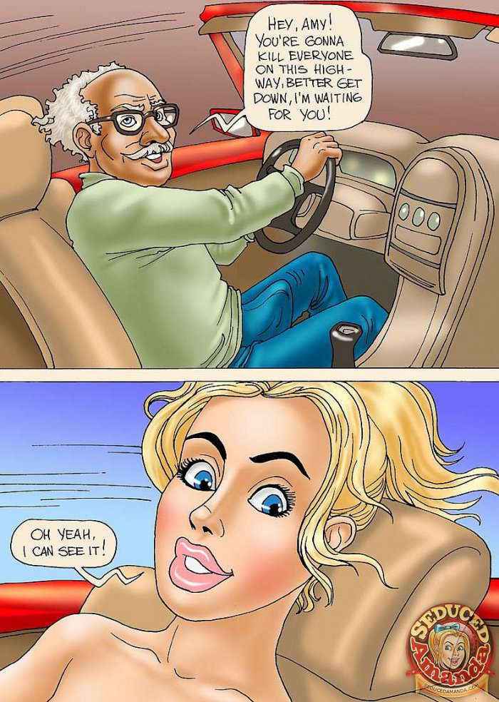 Seduced Amanda – Grandpa And His New Ride