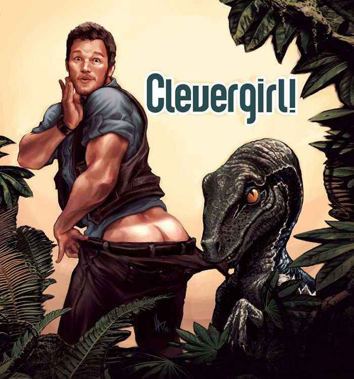 Jurassic World – Chris Pratt And Blue