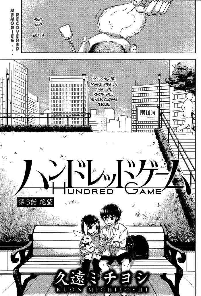 Hundred Game Ch. 1-3