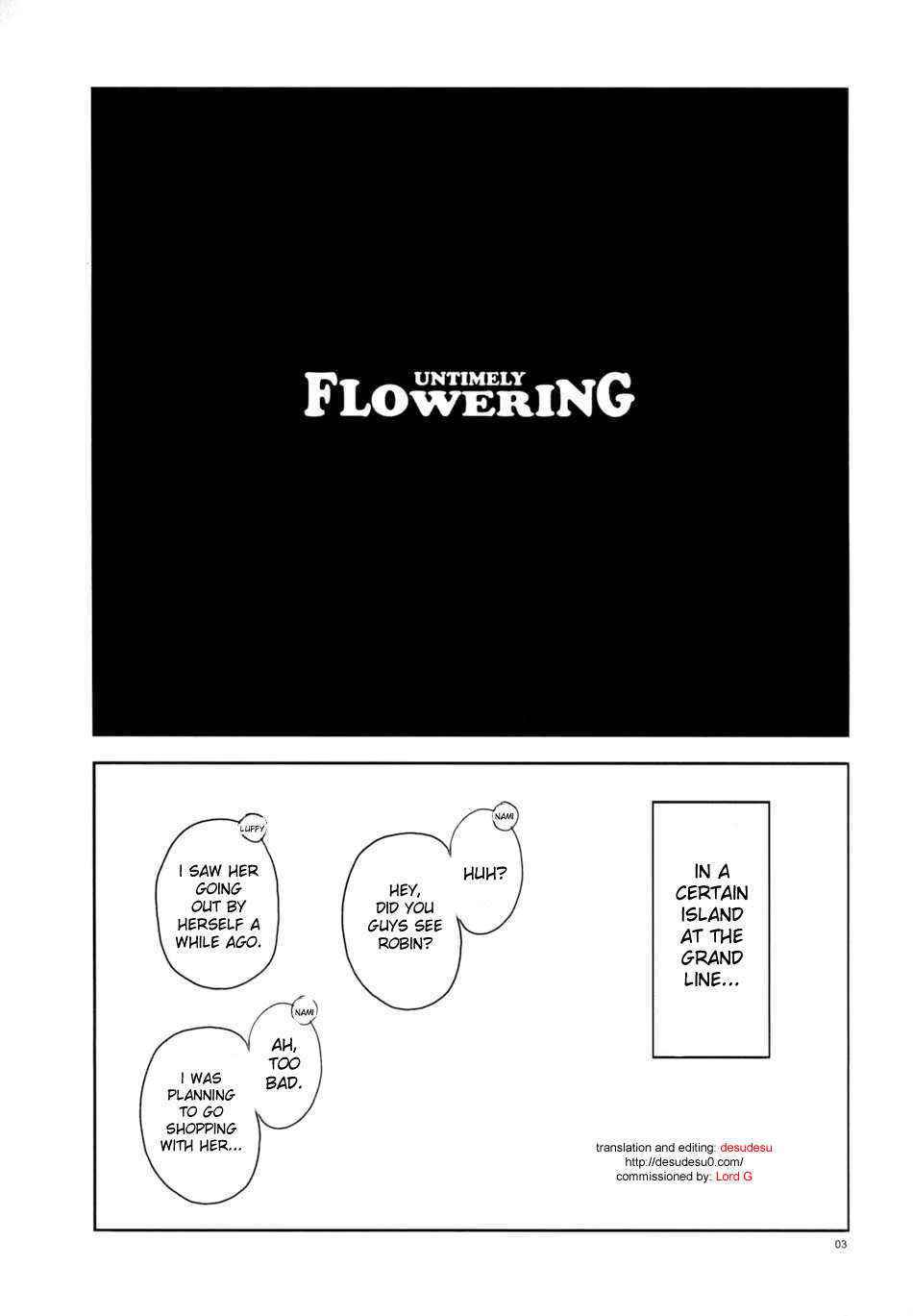 [Rojiura Jack] Untimely Flowering (One Piece) [ENG]