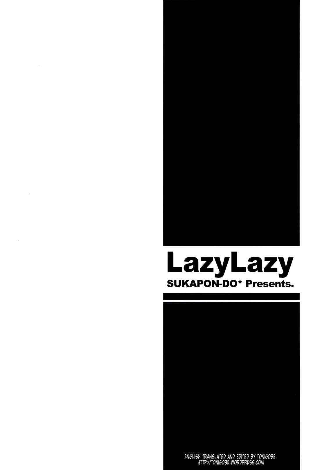 [Sukapon-do] Lazy Lazy {K-On!} [English Translated by Tonigobe]