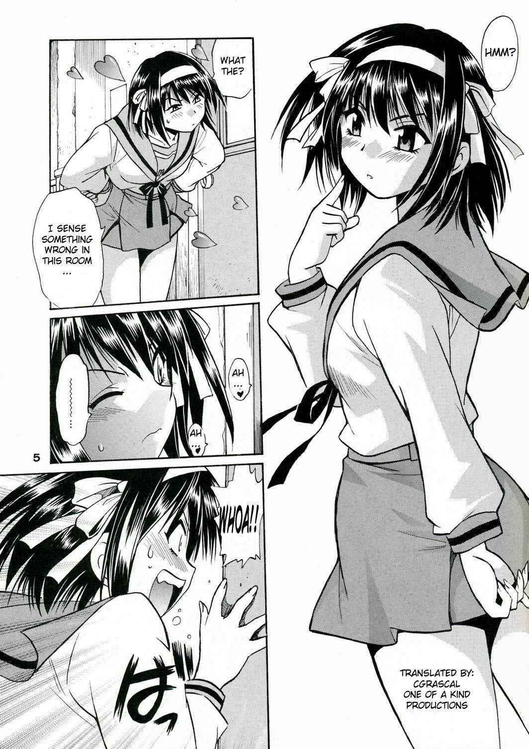 (SC41) [Studio Katsudon (Manabe Jouji)] Haruhi no Uzuki [Haruhi’s Ache] (Suzumiya Haruhi no Yuuutsu [The Melancholy of Haruhi Suzumiya]) [English] [CGrascal]