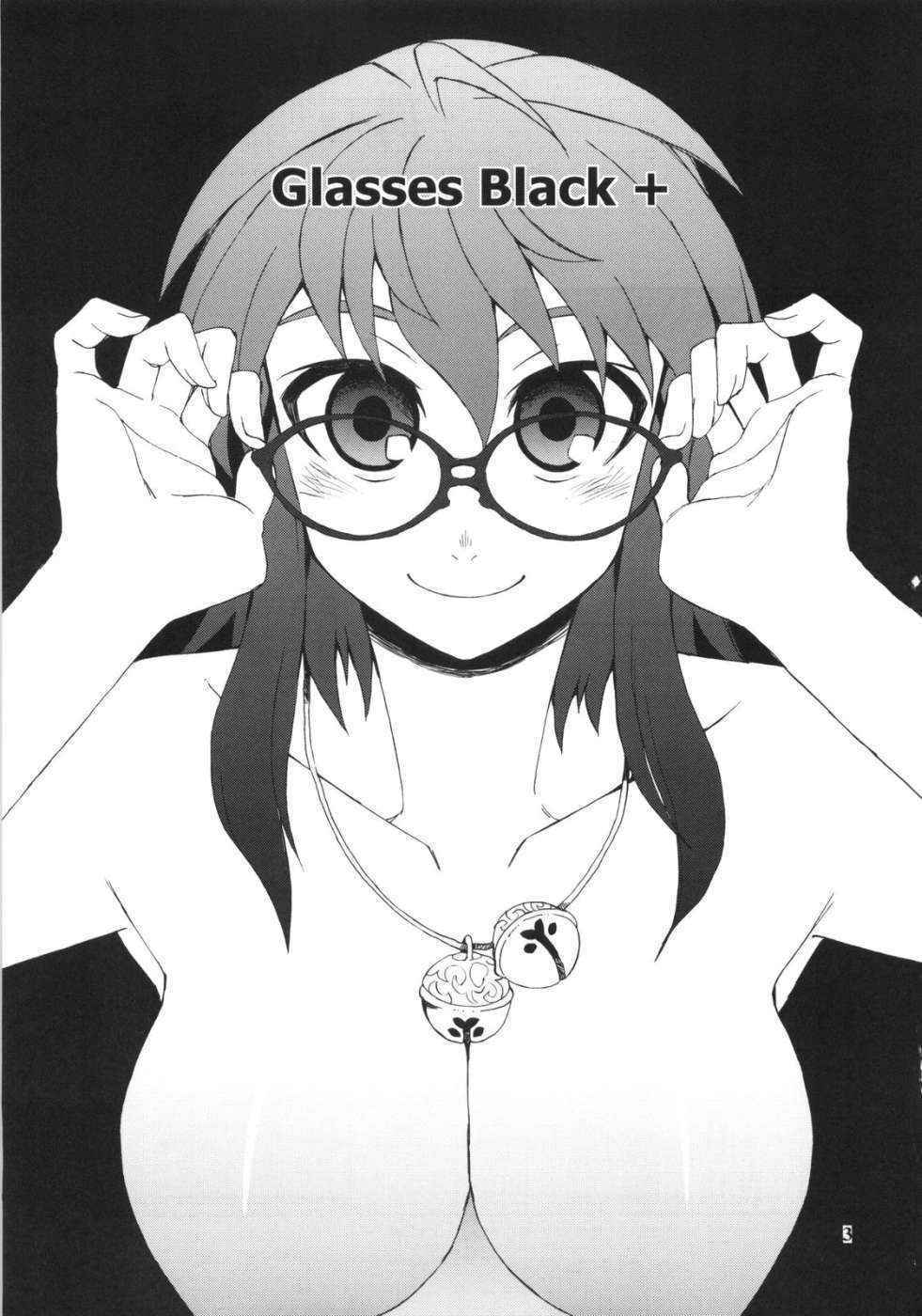 [WiNDY WiNG(Tonbo Kusanagi)] Glasses Black + (English)