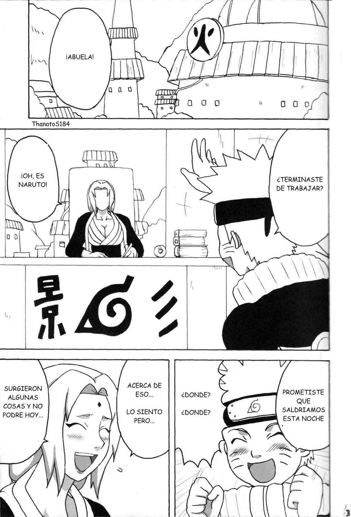 [Naruho-Dou] Naruto - Chichikage Grandes Pechos Ninja [SPA]