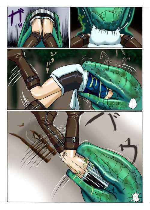 Jill versus Hunter Gamma (vore)