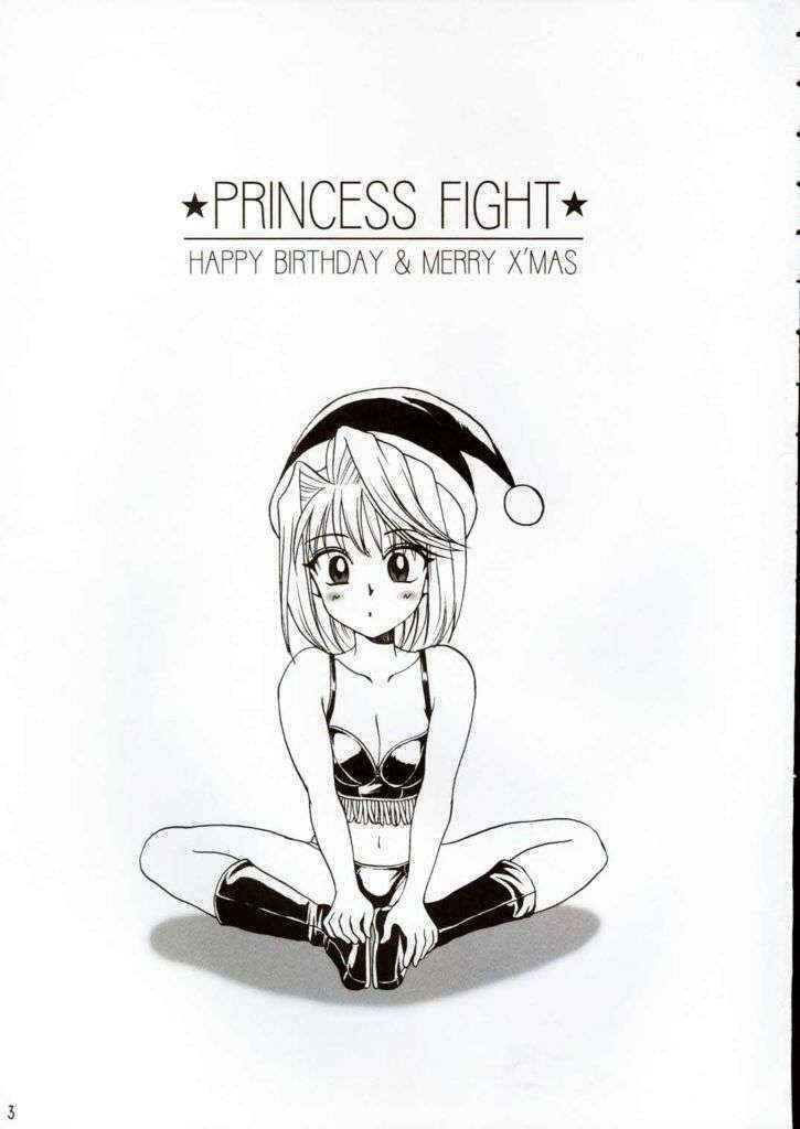 PRINCESS FIGHT HAPPY BIRTHDAY & MERRY X'MAS