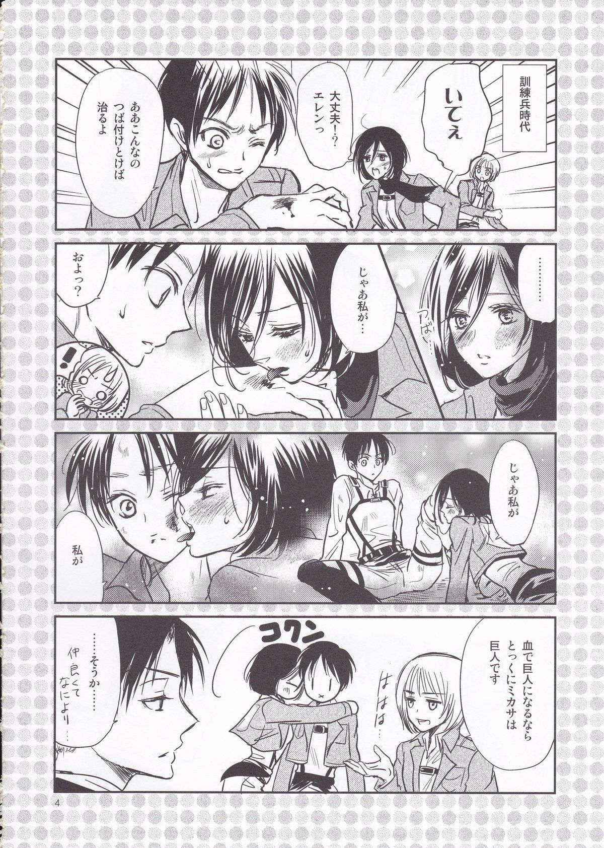 (FALL OF WALL2) [Cherry Moon (K-Zima)] Nee, Oshiete (Shingeki no Kyojin)