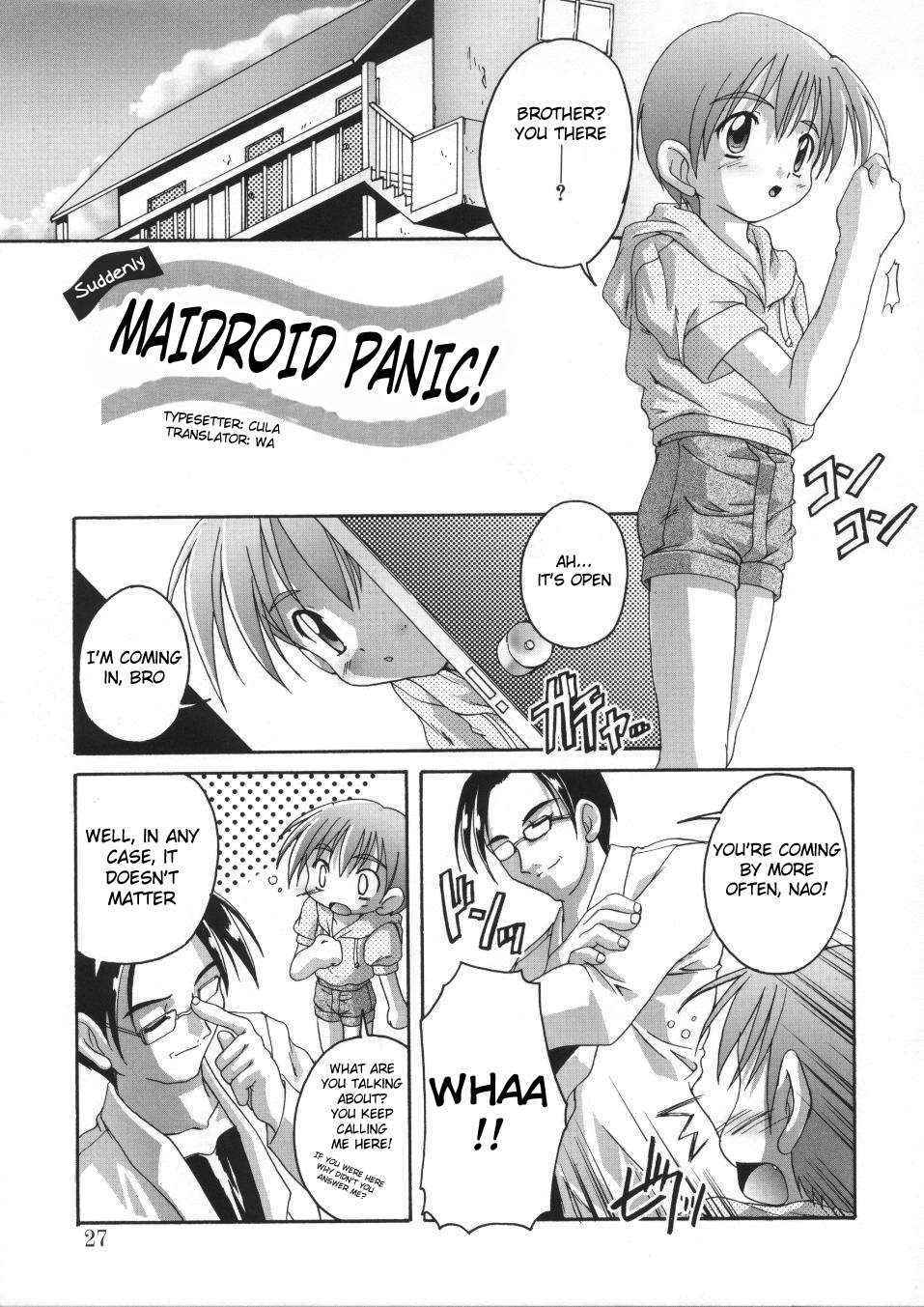 [Takase Yuu] Maidroid Panic! + Panic! Transsexual [English] [Wa]