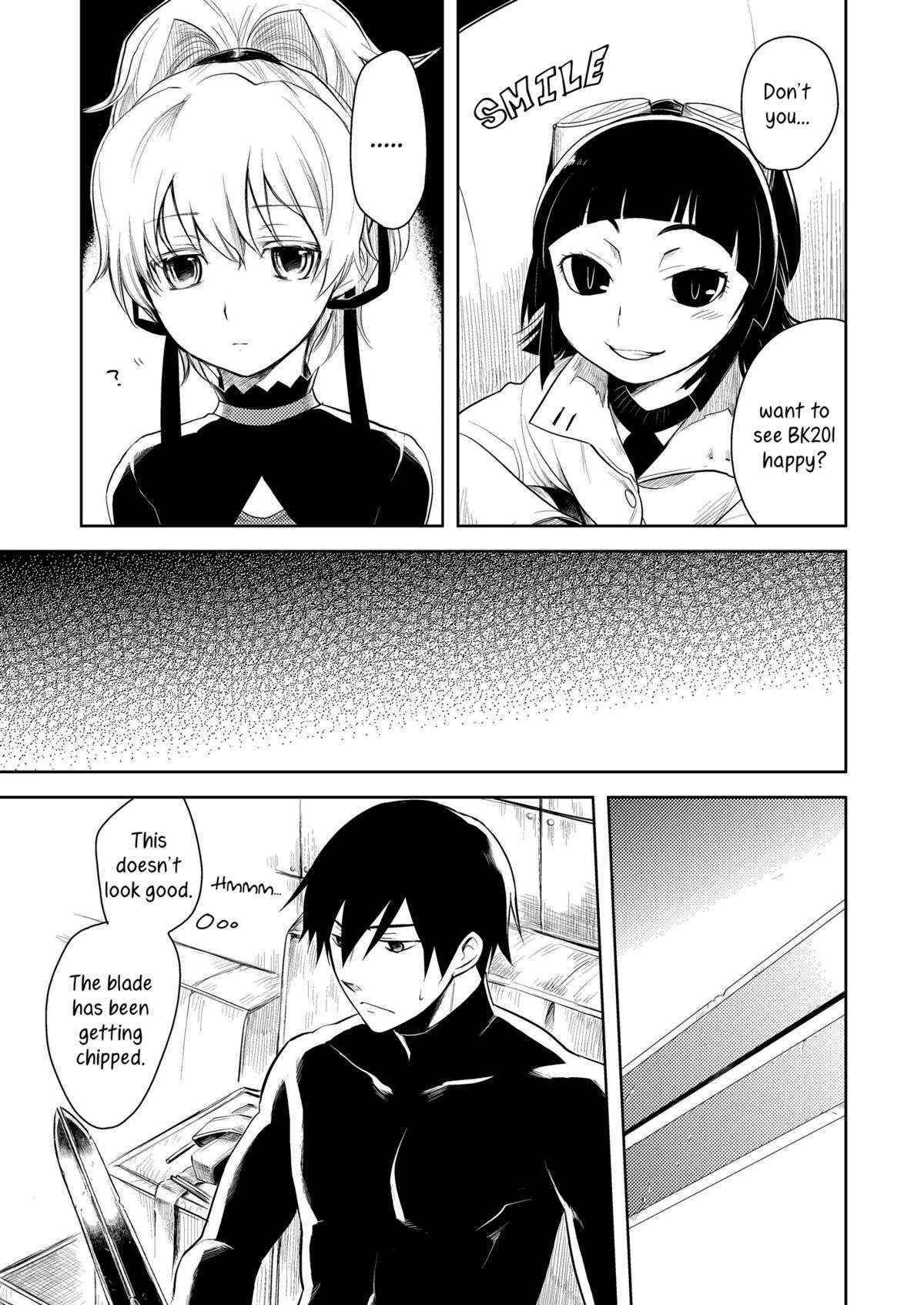 [AHM (Inu-Blade & Lact Mangan)] Kanojo wo Nakasenai you ni suru BK201 no Houhou | BK201's Method To Not Make Her Cry (DARKER THAN BLACK) [English] [Flatopia] [Digital]