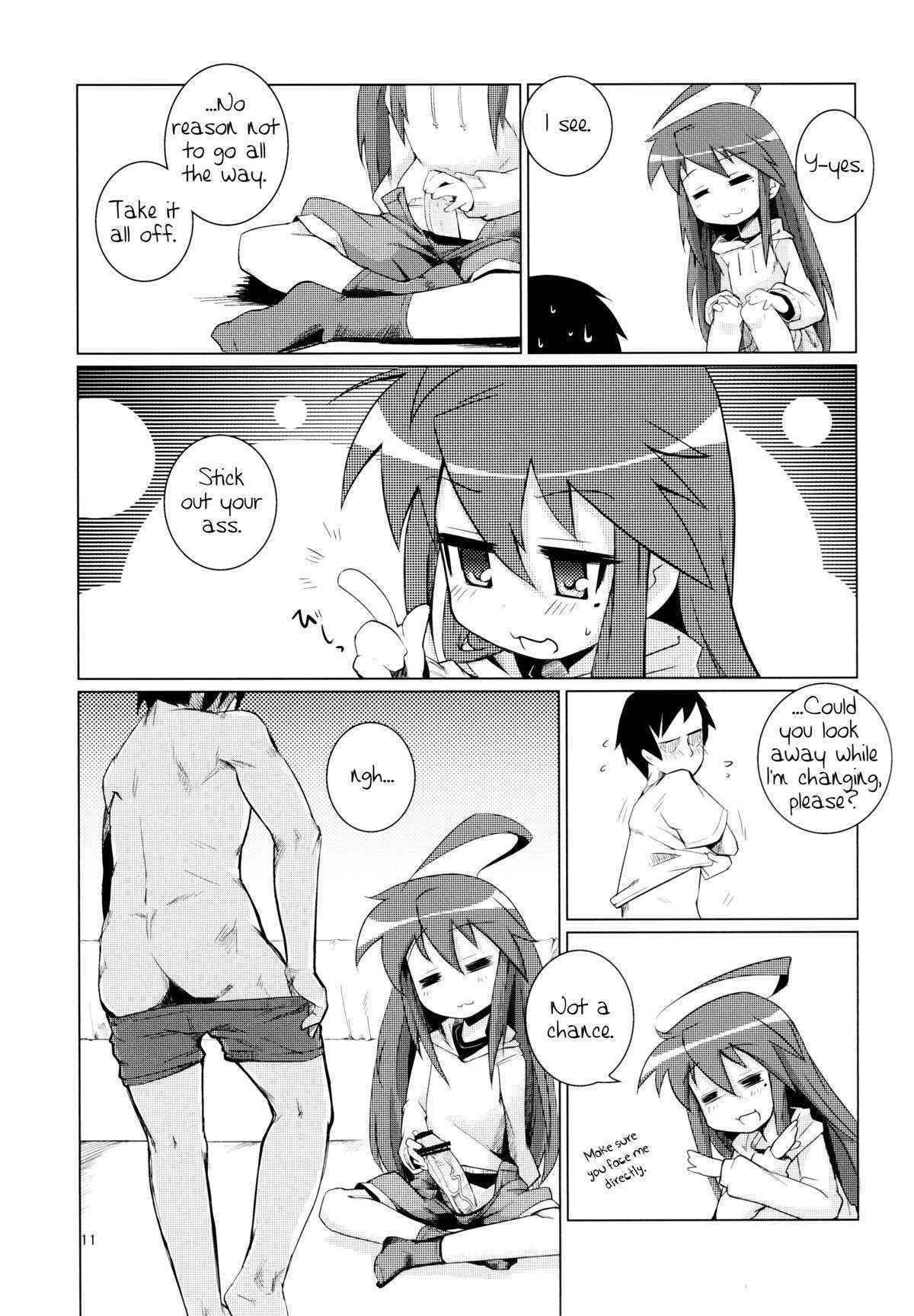 (COMIC1☆7) [Shichimen Soka (Sturkey)] Konata Plays with your Butt (Lucky Star) [English] =SW=