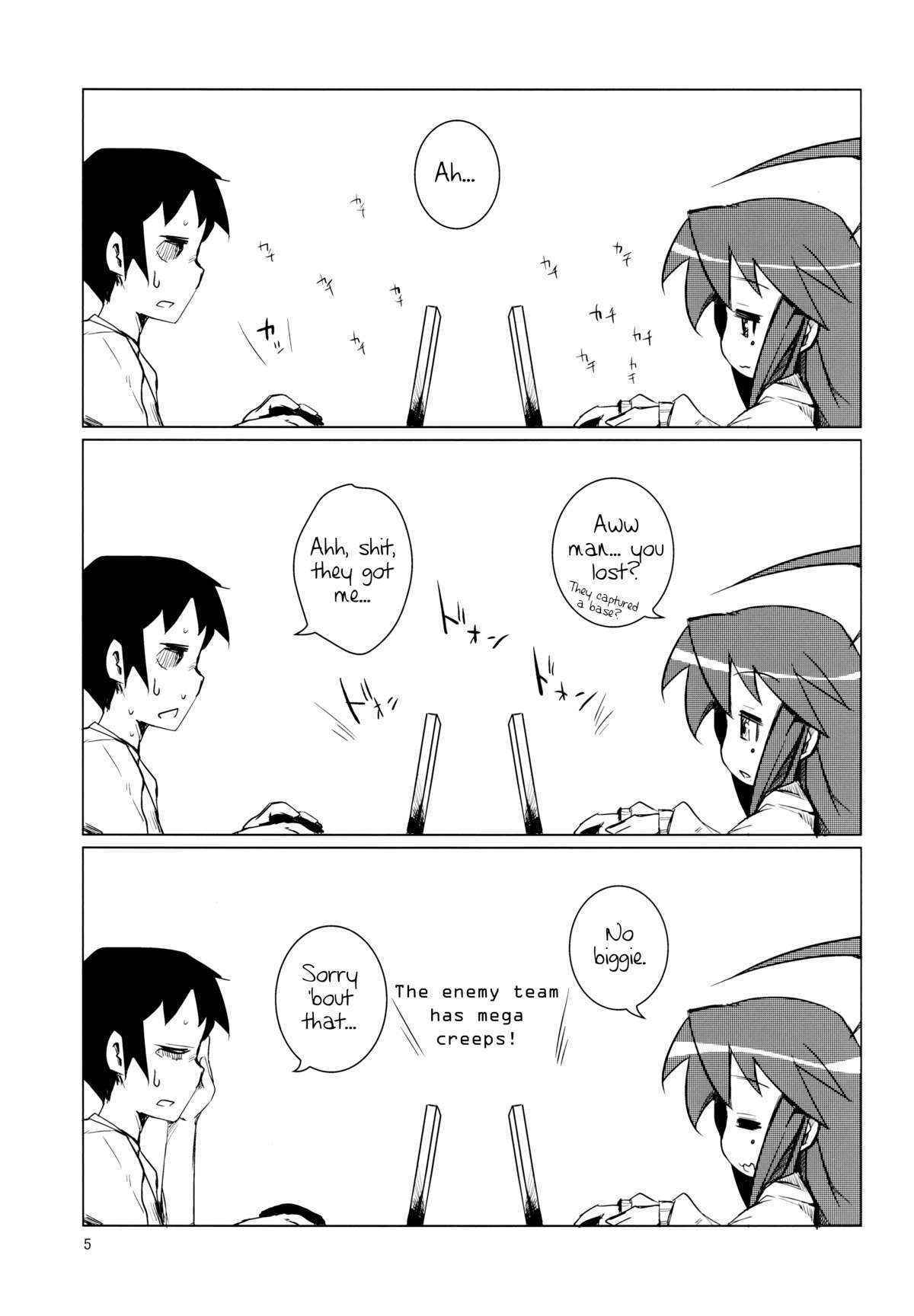 (COMIC1☆7) [Shichimen Soka (Sturkey)] Konata Plays with your Butt (Lucky Star) [English] =SW=