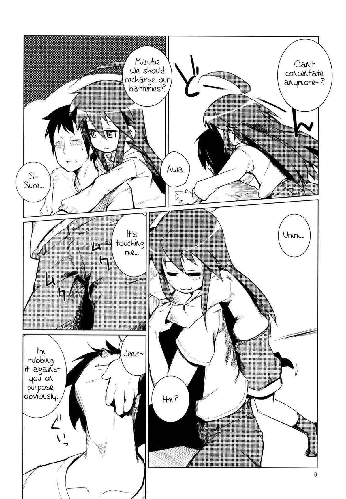 (COMIC1☆7) [Shichimen Soka (Sturkey)] Konata Plays with your Butt (Lucky Star) [English] =SW=