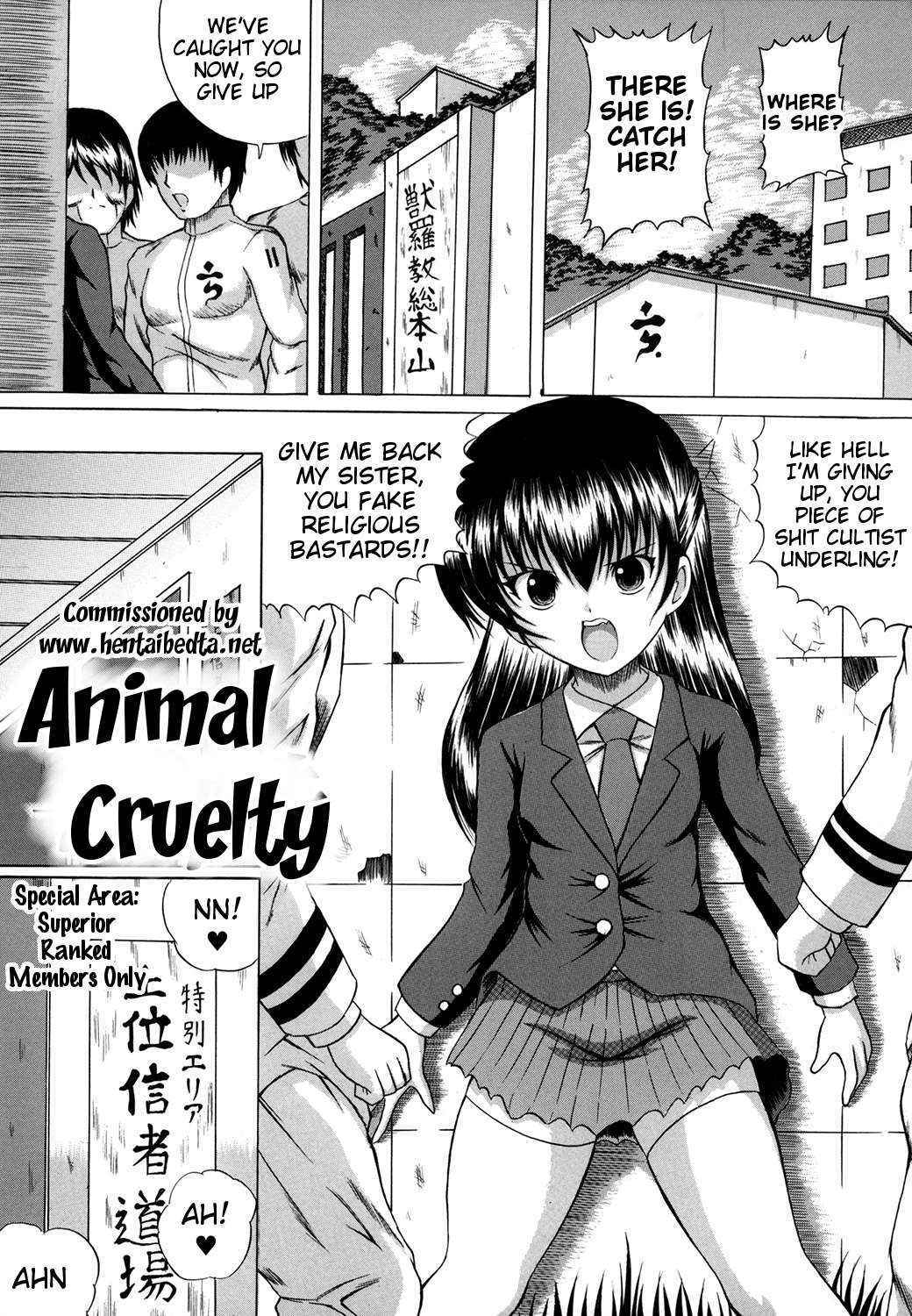 [Catapult] Animal Cruelty -English- (Otona no Jikan Wari Chapter 1) (Hentai Bedta)