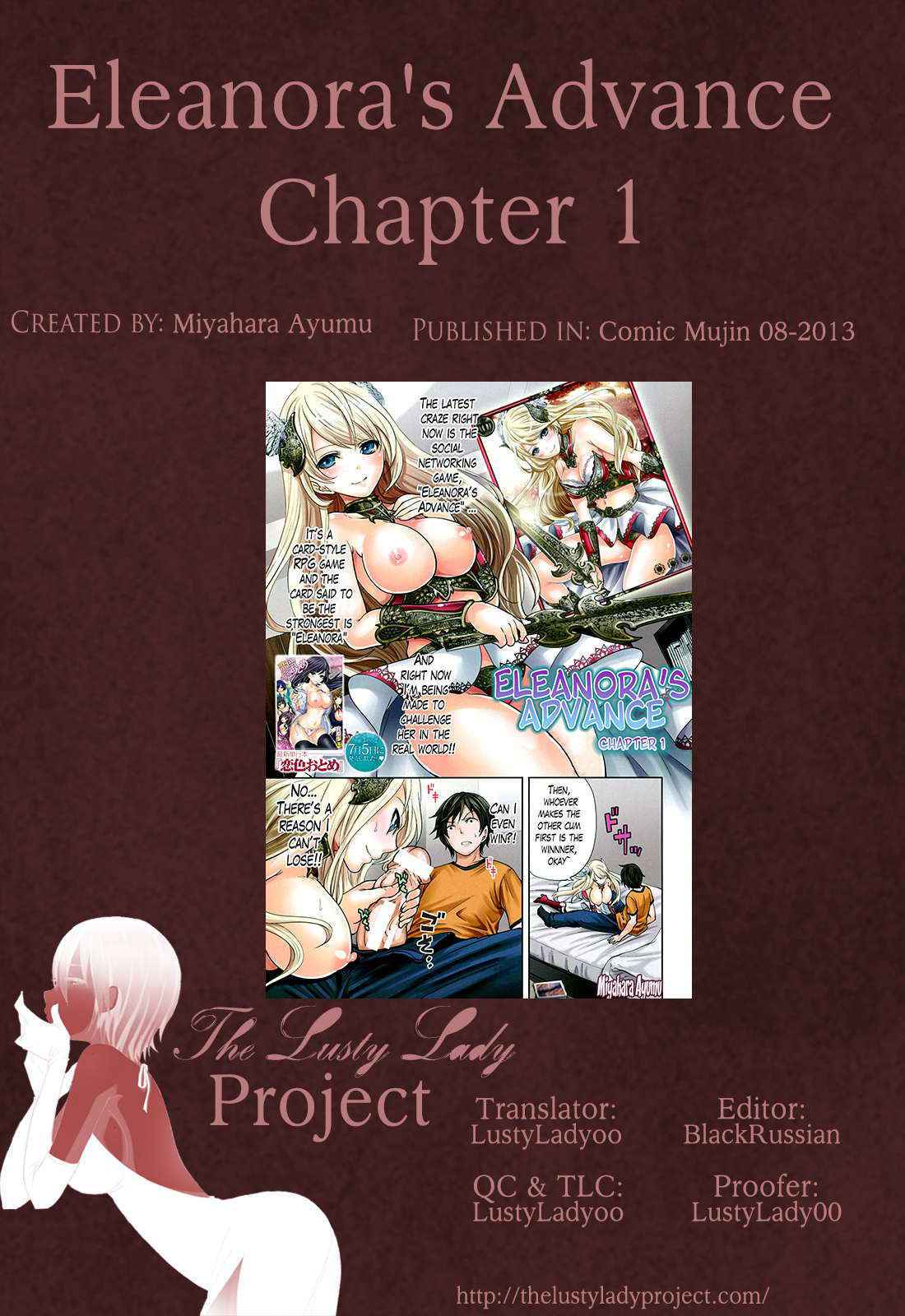 [Miyahara Ayumu] Eleanora's Advance Chapter 1 and 2(Comic Mujin 2013)[ENG][The Lusty Lady Project]