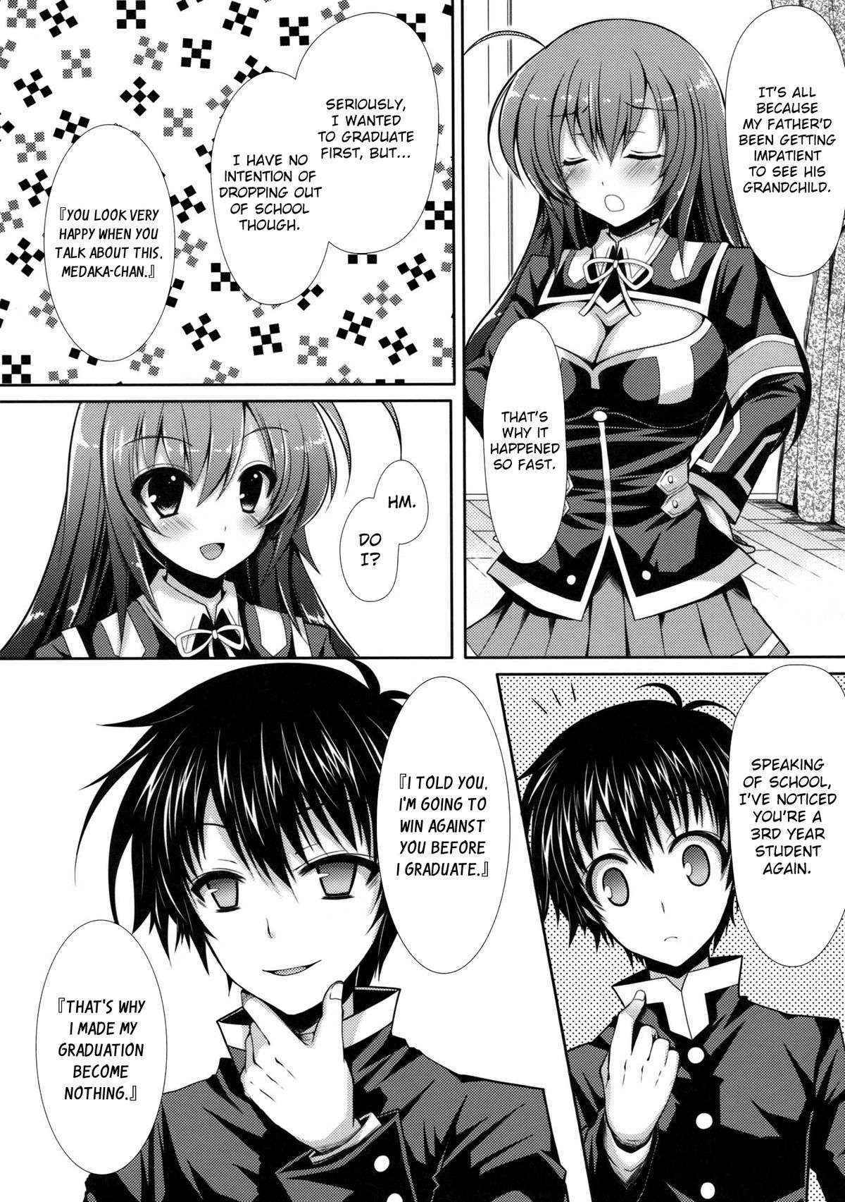 (C83) [Sugar*Berry*Syrup (Kuroe)] Shinkon Medaka-chan ga Kumagawa-kun ni NTR-reru Hon | Newly-wed Medaka-chan gets stolen by Kumagawa-kun (Medaka Box) [English] {doujin-moe.us}