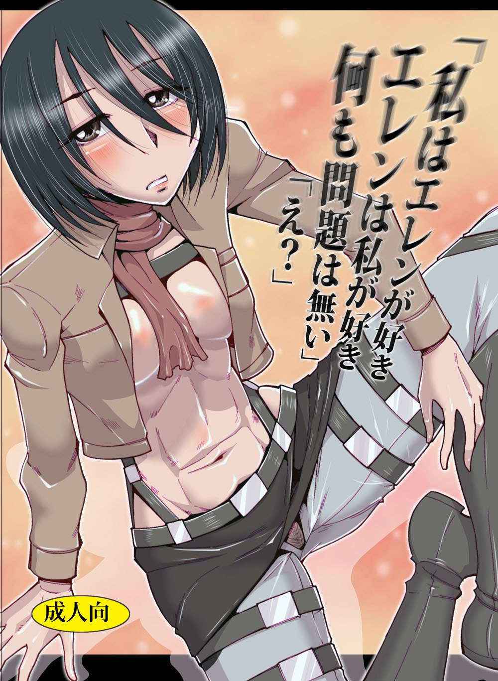 [Aa! Aikawa Doujou (Ono Kenuji)]I Love Eren. Eren Loves Me.  There's Nothing Wrong.(Shingeki no Kyojin) [XCX Scans]