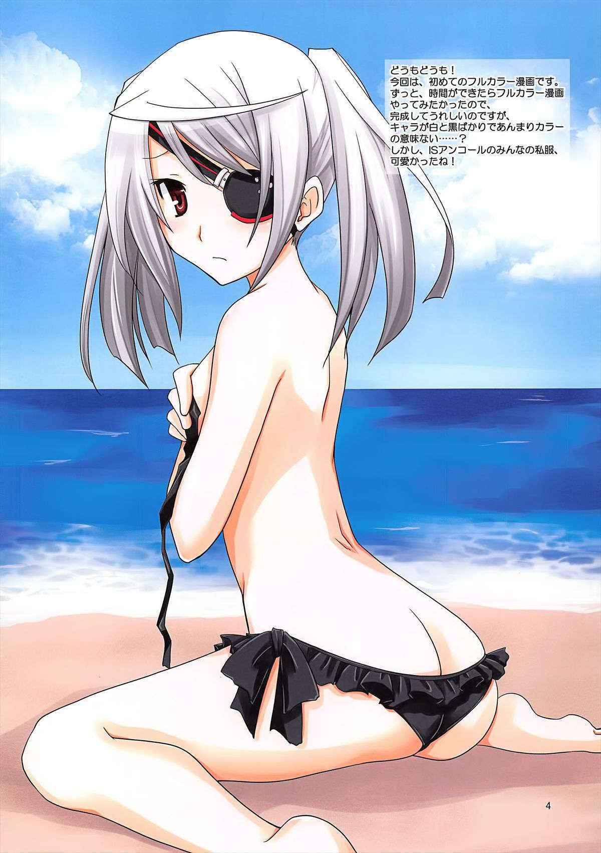 (C81) [CHAGASHI SAIBAN (Yamabuki Mook)] Laura Taichou to Dekirukana | Can I do it with Commander Laura? (Infinite Stratos) [English] =TV=