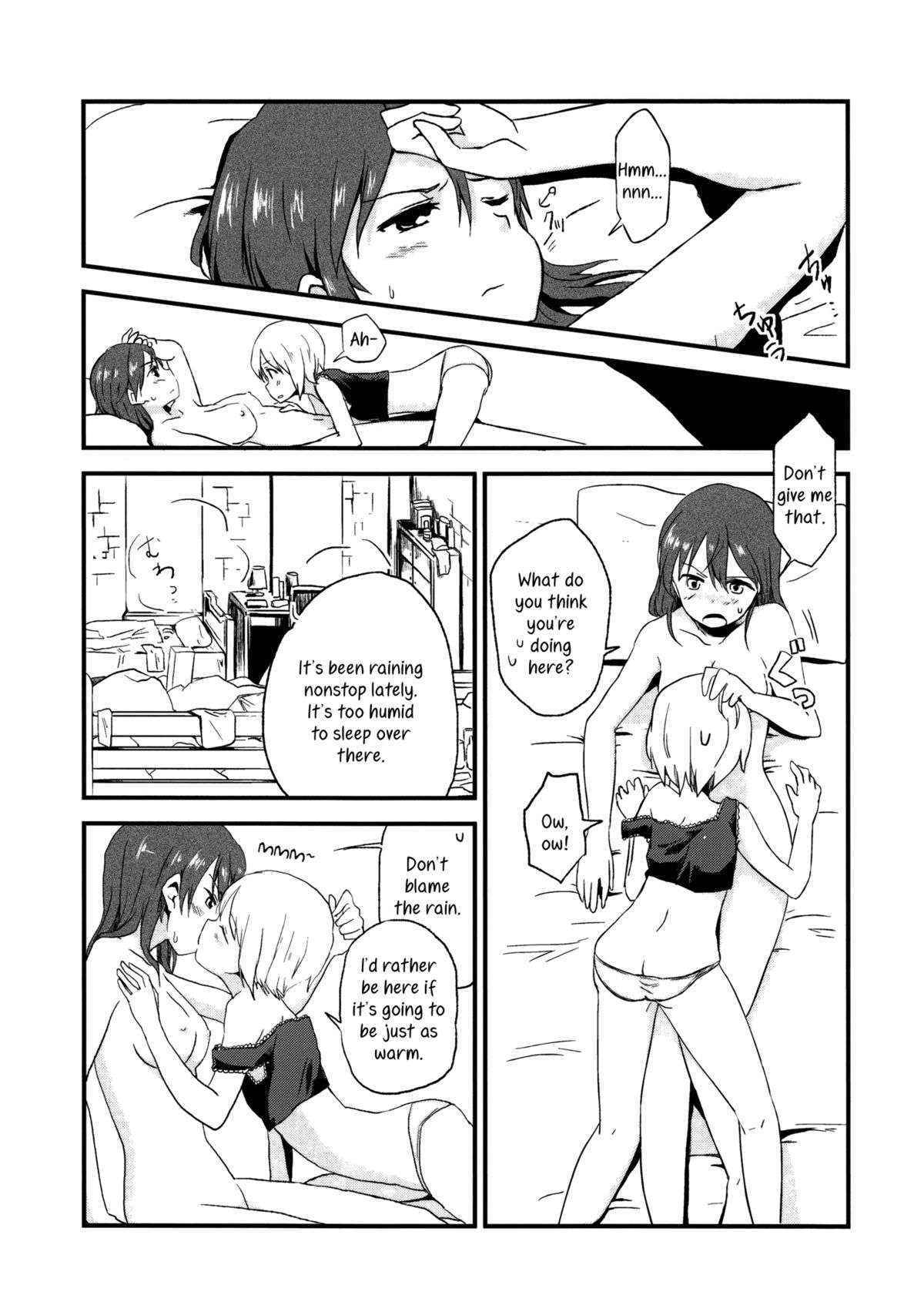 (C80) [Kurocan (Itsuki Kuro)] Hartmann2.5 Ame no Hi no XXX | XXX on a Rainy Day (Strike Witches) [English] [Yuri-ism]