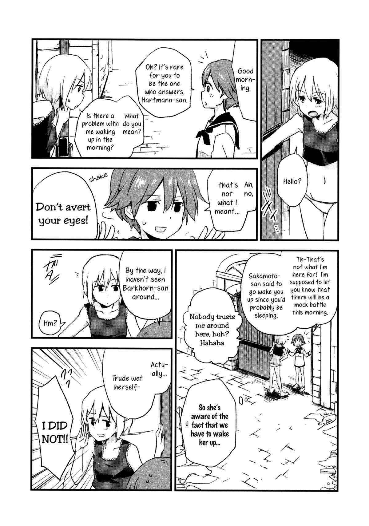 (C80) [Kurocan (Itsuki Kuro)] Hartmann2.5 Ame no Hi no XXX | XXX on a Rainy Day (Strike Witches) [English] [Yuri-ism]