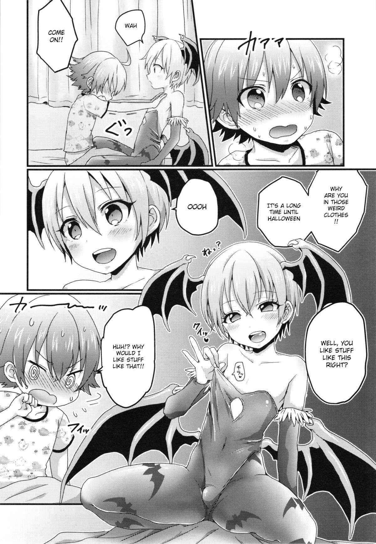 [Koneko Gumi (Poron)] Lilith-kun to Nenneko Shimasho (Darkstalkers) [English] {Shotachan}