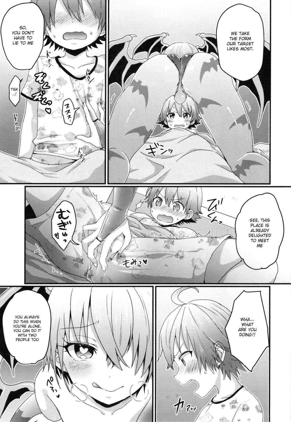 [Koneko Gumi (Poron)] Lilith-kun to Nenneko Shimasho (Darkstalkers) [English] {Shotachan}