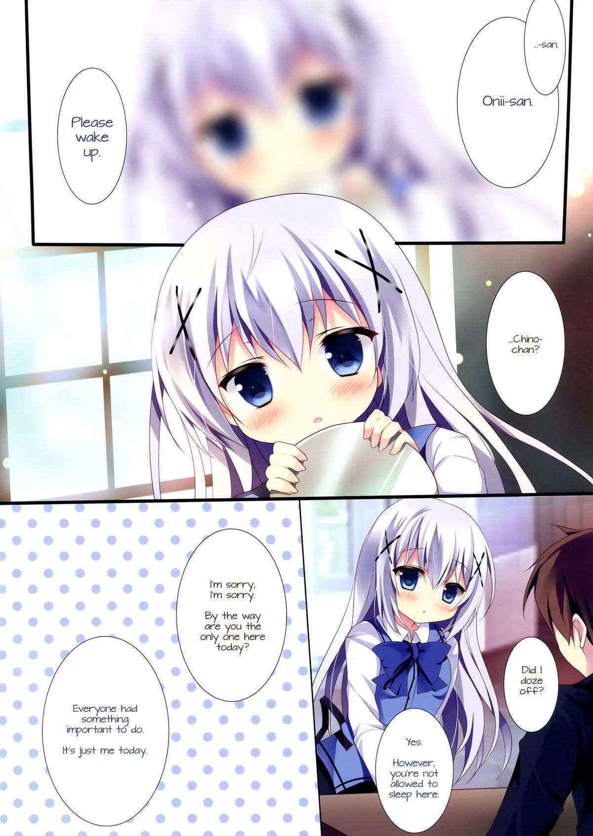 (COMIC1☆9) [Come Through (Adumi Kazuki)] Chino-chan ni Onii-san te Iwaretai! (Gochuumon wa Usagi desu ka?) [Doki Fansubs]