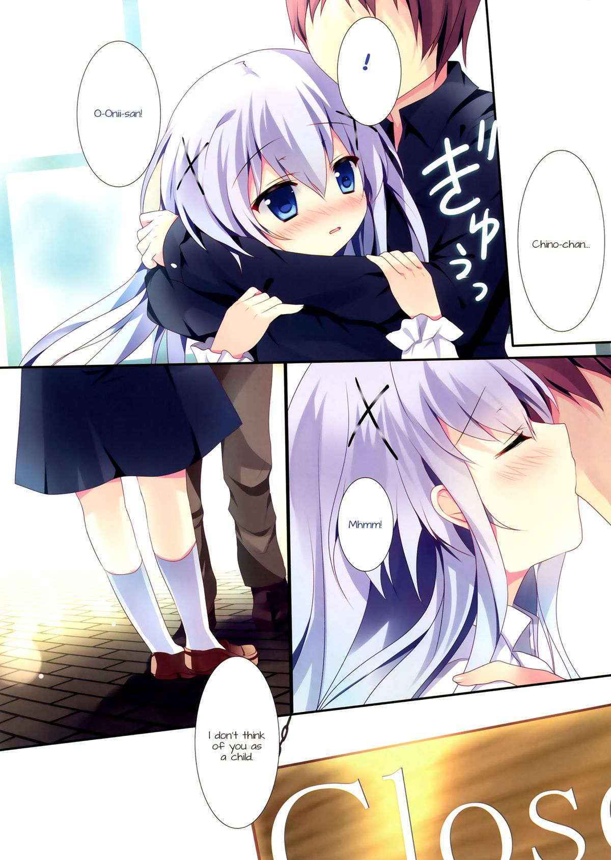 (COMIC1☆9) [Come Through (Adumi Kazuki)] Chino-chan ni Onii-san te Iwaretai! (Gochuumon wa Usagi desu ka?) [Doki Fansubs]