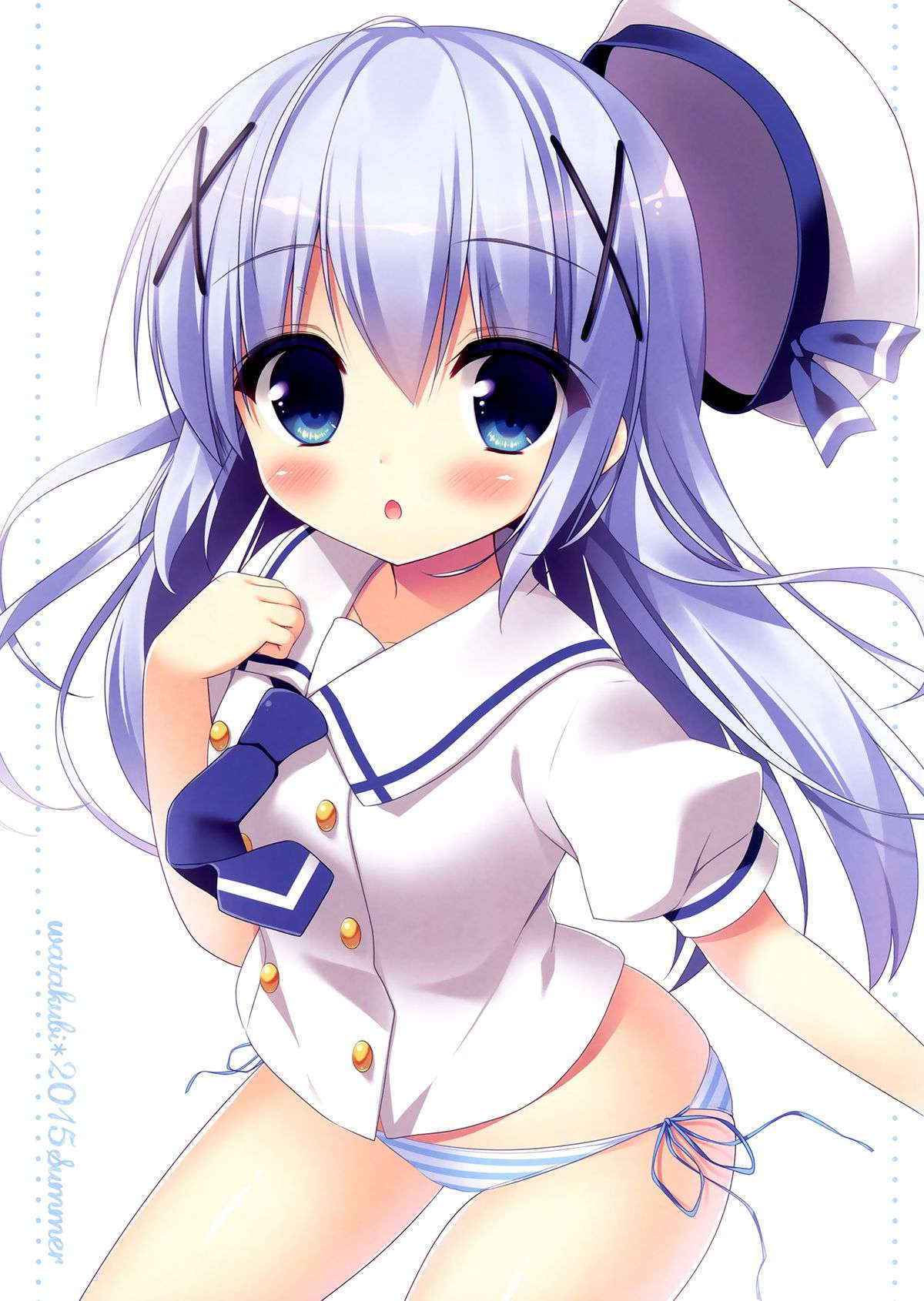 (C88) [Watakubi (Sasai Saji)] Chino-chan to Natsukaze (Gochuumon wa Usagi desu ka?) [English] [Doki Fansubs]