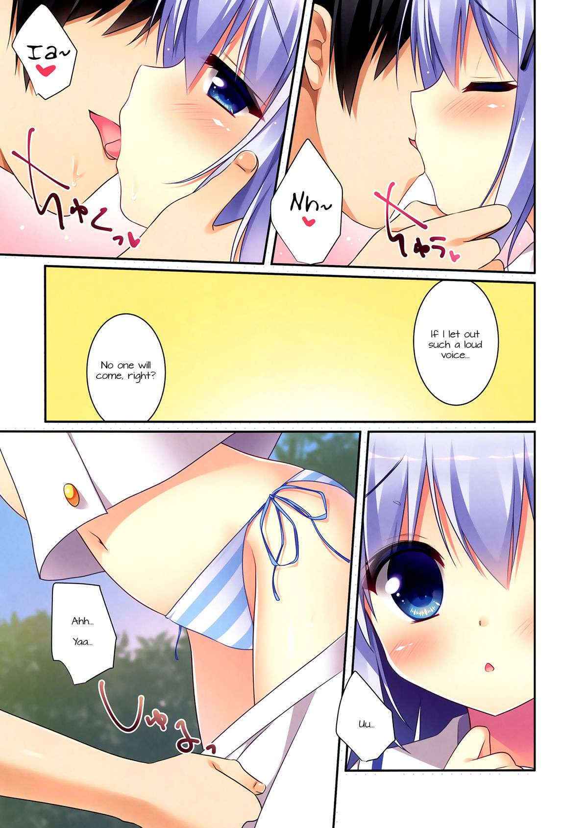 (C88) [Watakubi (Sasai Saji)] Chino-chan to Natsukaze (Gochuumon wa Usagi desu ka?) [English] [Doki Fansubs]