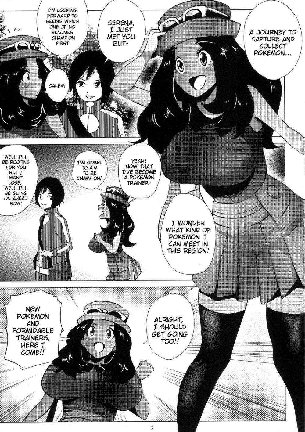 (C85) [Amarini Senpaku! (Yokkora)] Mega Bitch Serena (Pokemon X and Y) [English] [doujin-moe.us + SMDC]