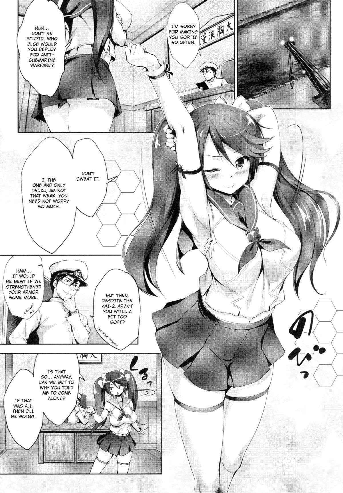 (C86) [Jouji Mujoh (Shinozuka George)] Isuzu Ikunyuu Nisshi | Isuzu Breast Training Journal (Kantai Collection -KanColle-) [English] [L-san]