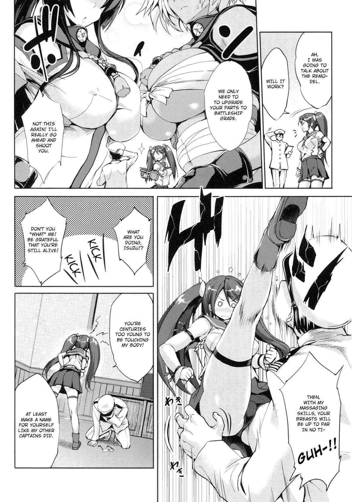 (C86) [Jouji Mujoh (Shinozuka George)] Isuzu Ikunyuu Nisshi | Isuzu Breast Training Journal (Kantai Collection -KanColle-) [English] [L-san]